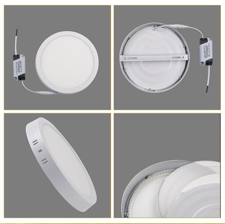 Round 5 Years Warranty Aluminum Surface Acrylic LED Panel Light