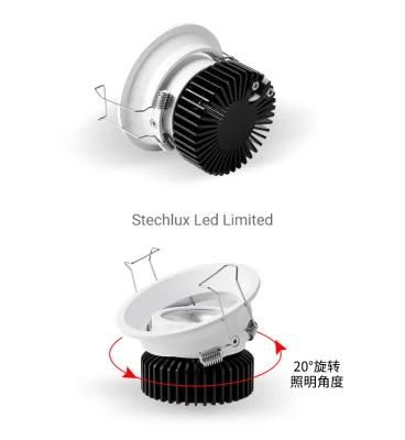 CE RoHS Indoor Lighting Adjustable LED Downlight COB Aluminum Hotel LED Light Downlight