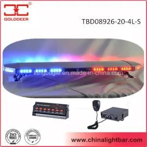 12V LED Warning Lightbar with Inside Speaker for Car (TBD08926-20-4L-S)