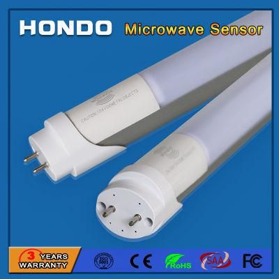 9/14/18/24W 600/900/1200/1500mm T8 LED Tube with Microwave Radar Motion Sensor