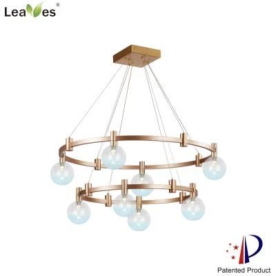 Decoration Modern Pendant LED Chandelier for Living Room, Home, Villa and Hotel CE ETL Certification Gold Hot Sales Euro Amazing