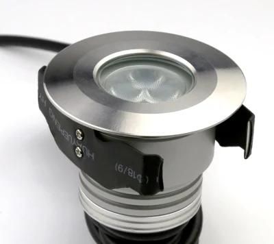 316L Stainless Steel Under Ground LED Lights 5.2W Inground Light Waterproof LED Inground Light
