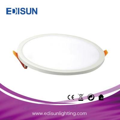 Ce RoHS Approved 8W 15W 22W 30W Rimless Round LED Panel Downlight