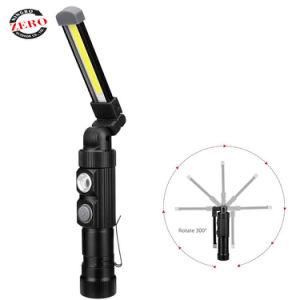 200 Lumen USB Rechargeable Work Light, COB Work Lights with Magnetic Base Ultra Bright LED Flashlight