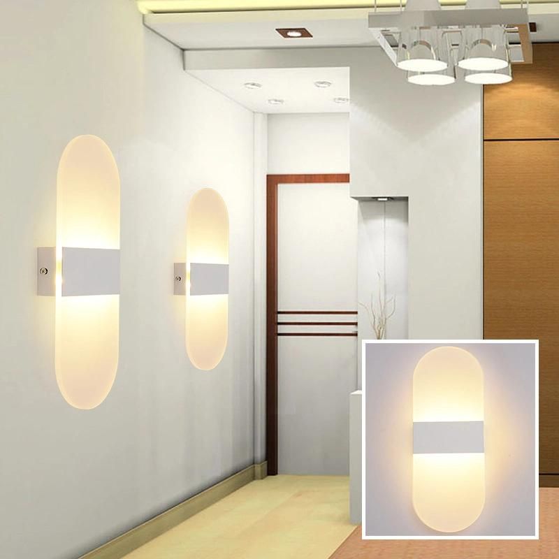 Modern LED Wall Lights Bathroom Lighting Acrylic Wall Lamps (WH-RC-04)