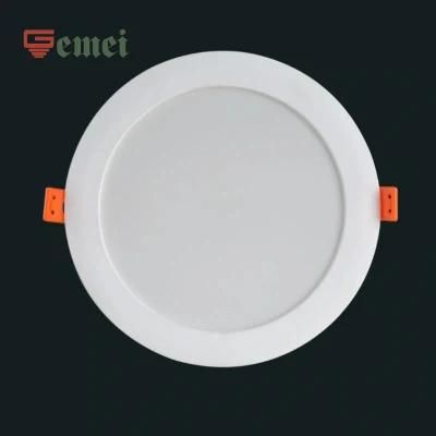 Concave Dimmable Plastic LED Light Ultra-Thin Round 8W LED Ceiling Downlight