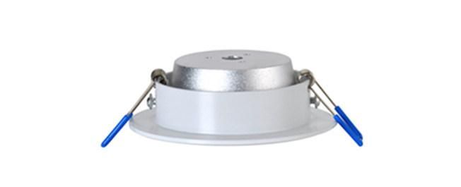Bright Embedded Ceiling Lighting 3W 190lm 2.5 Inch Slim Aluminum LED Downlight 3000K Warm White