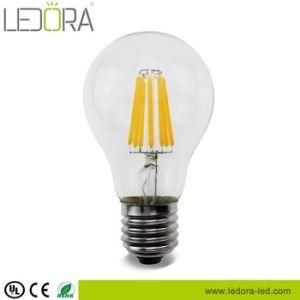 Edison Shape Warm White 2200k E27 4W A60 LED Filament Bulb, LED Filament Bulbs.