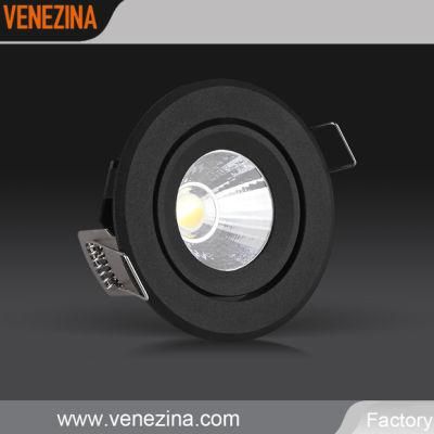Spring Fixtured 6W LED Recessed Spot Down Light-R6018