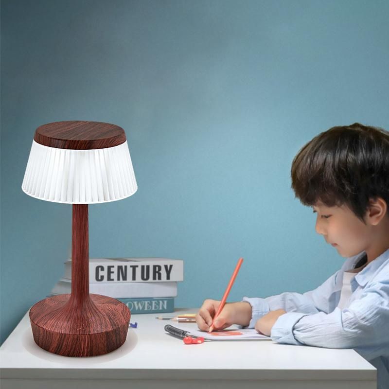 Acrylic LED Touch Dimmable Portable Light Cordless Powered Battery Clear Dining Luxury Restaurant Table Lamp with CCT and Brightness Adjustable Lights Lamps