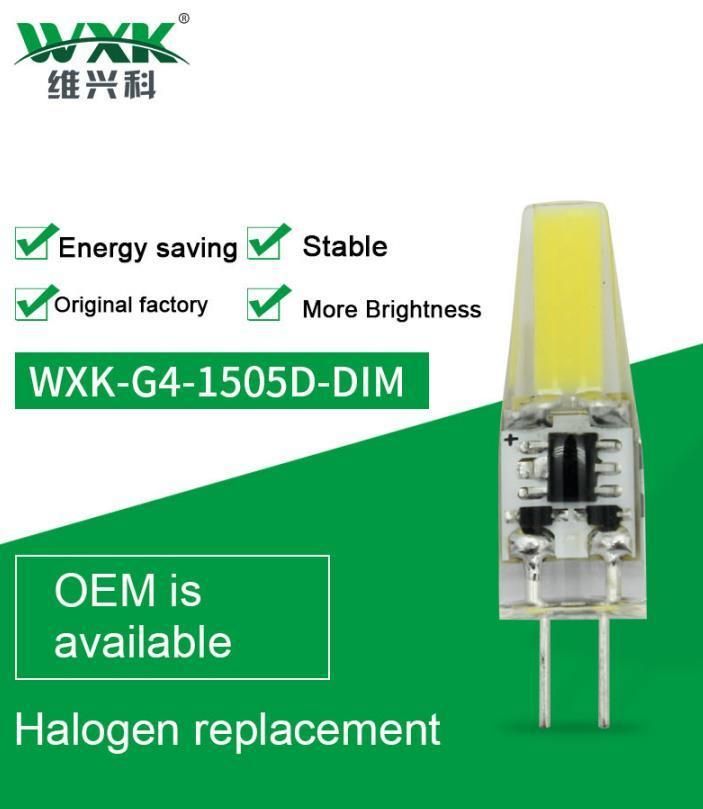 G4 G9 LED Bulb 2W Mini LED Bulb 12V COB Spotlight Chandelier Crystle Light Replace Halogen Lamps G4 G9 LED Bulb