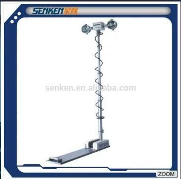 3.5m High Telescope High Mast Tower Light of Roof Mounting for Heavy Duty Truck and Auto Lighting System