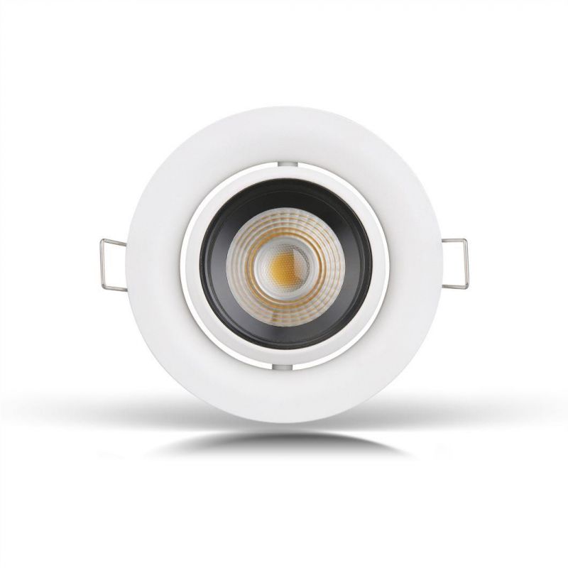 R6924 Modern Style Round COB 6W LED Spot Light Adjustable Spotlight