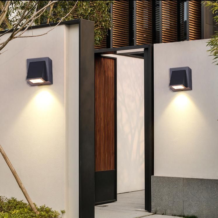 Outdoor Waterproof 3W Beam Angle 90 Degree Aluminum COB LED IP54 Wall Light for Garden/Corridor