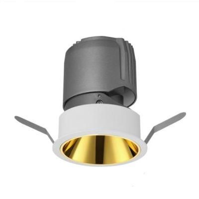 Rotated Waterproof IP65 LED Hotel Downlight 10W Cutout 55mm