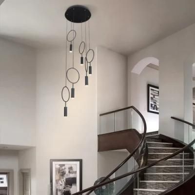 Masivel Circle Design LED Modern Chandelier for Villa Bedroom