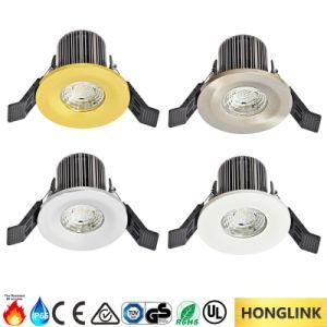 90mins Fire Rated 6W/8W/10W Available IP65 Dimmable Recessed Fire Rated LED Downlight