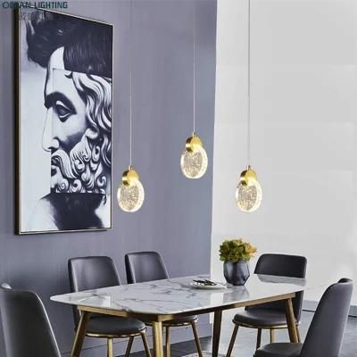 Bubble Crystal Flush Indoor Home Decorative Chandelier Pendant Light
