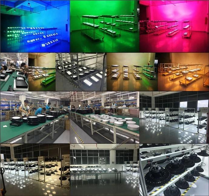200W Factory/Workshop/Warehouse UFO High Bay Light LED High Bay Light for Indoor Gymnasium Shopping Mall Lighting