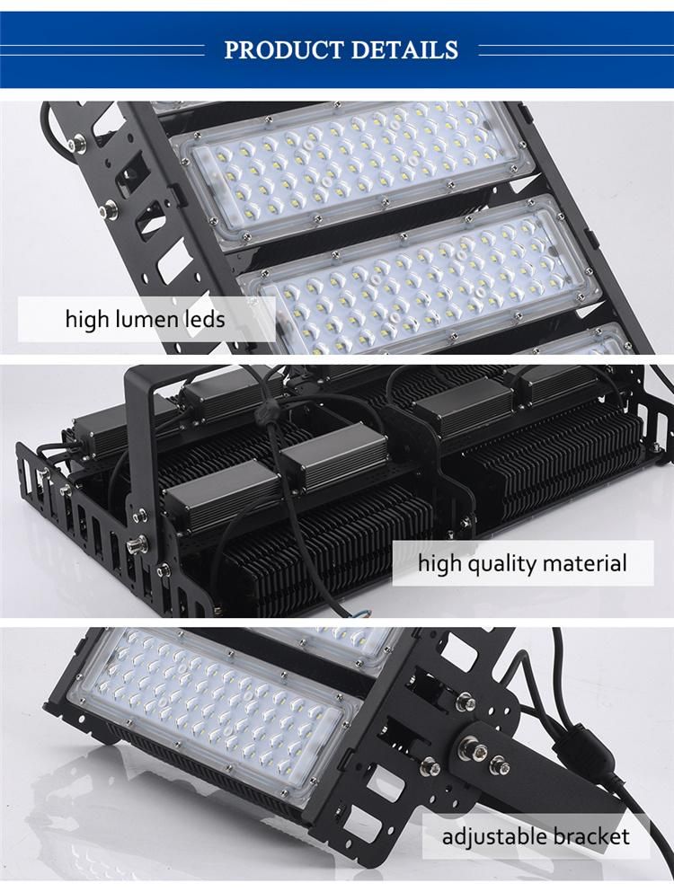 2-5years Warranty High Quality Factory Price 50W-600W Aluminium Tunnel Outdoor Stadium Waterproof IP65 LED Flood Light