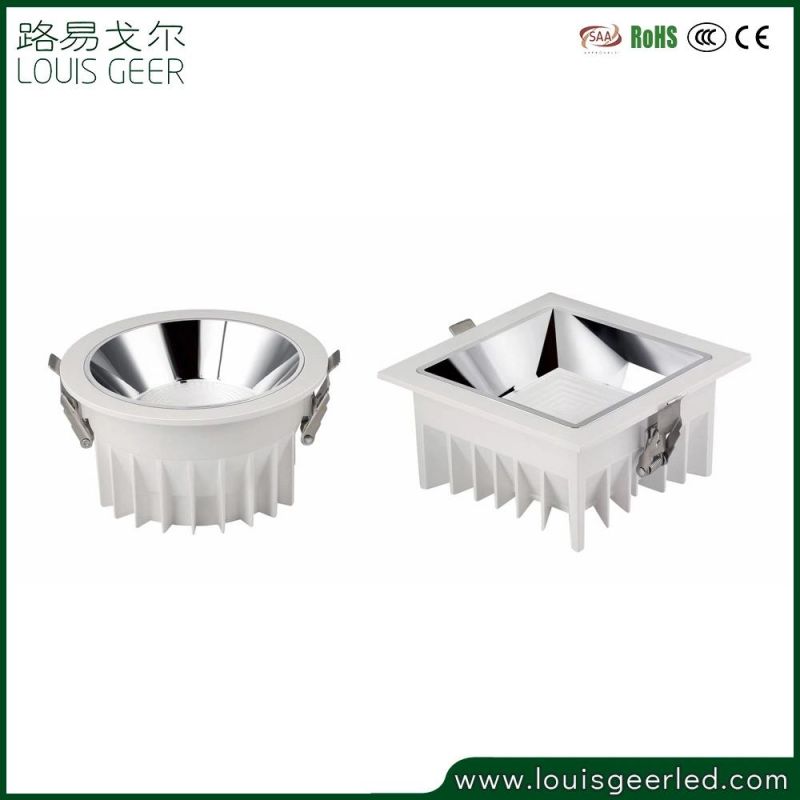 Commercial Lighting Low Voltage Large Beam Angle Surface Mounted Recessed LED Downlight for Shopping Mall