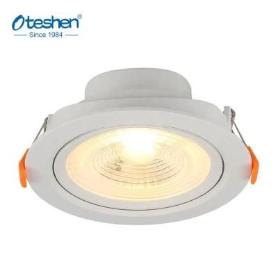 4G Round LED Spotlight 5W Adjustable Recessed Downlight COB LED Spot Light Easy Assembling