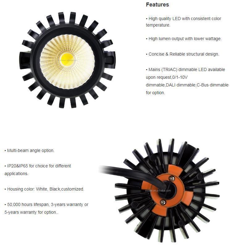 UK Hot Sale Aluminum MR16 Module Downlight LED Recessed Light 20W RF11+X20A