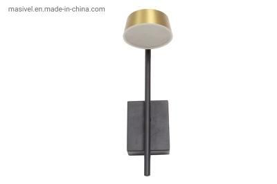 Masivel Wall Mounted Lamp 2022 Nordic Small Simple Bedside Metal Wall Light for Living Room Bedroom