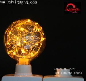 Yellow LED Star Bulbs Copper Wire Special Material G125 G95 G80 Colorful Bulb