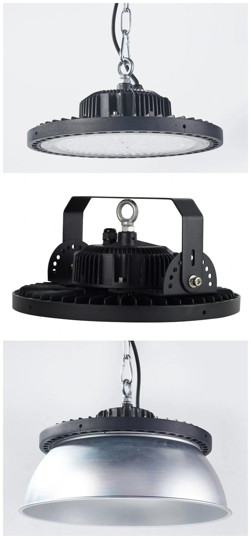 60d 90d 120d IP66 3 Years Warranty 120-130lm/W 200W LED High Bay Warehouse Lighting UFO