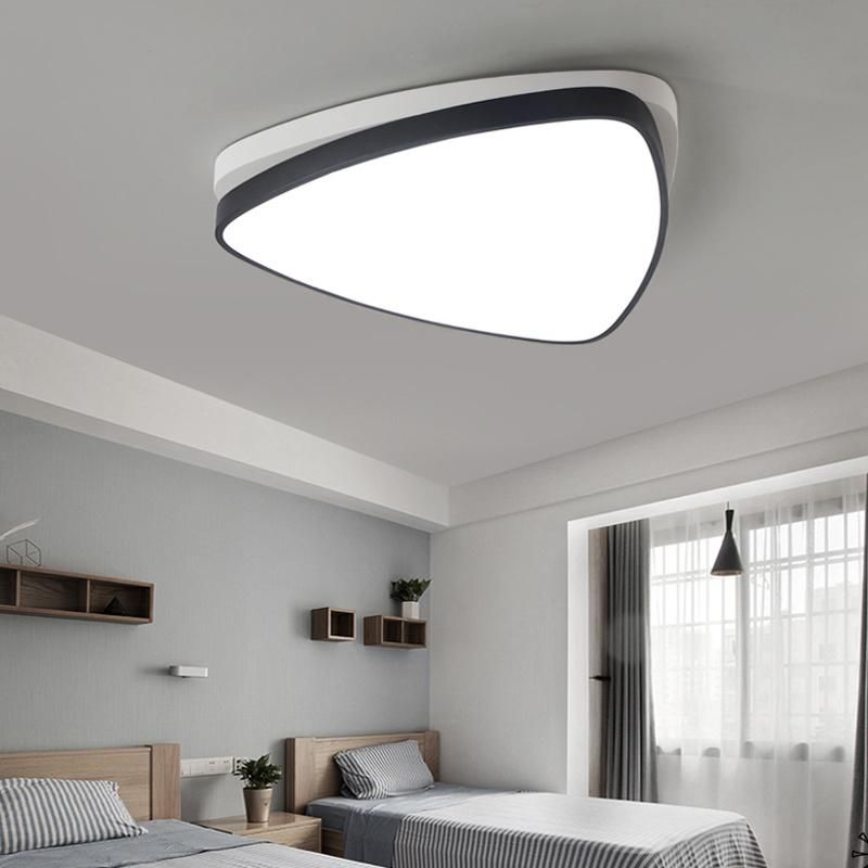 Triangular Bedroom Lamp Minimalist Modern Ceiling Lighting LED