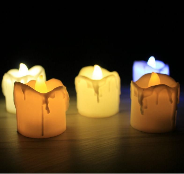 Flameless Realistic and Bright Flickering Bulb Battery Operated Electric Candle for Wedding