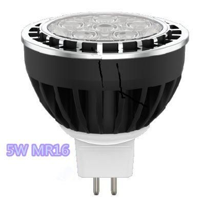 15/30/45/60 Beam Angle 5W MR16 LED Spotlight with ETL Approved