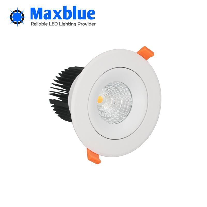 COB LED Ceiling Down Light with Brand Driver 5 Years Warranty Flicker Free