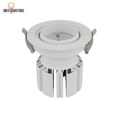 Nordic Style Anti-Glare LED Ceiling Lights Fixed Dimmable Lighting 2inch 18W Recessed LED Downlight for Europe Markets