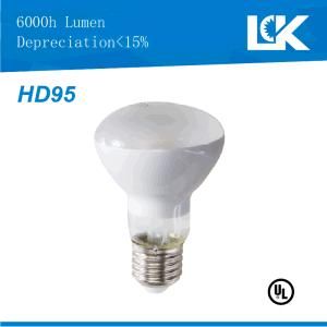 High CRI 95 6W 500lm R20 New Spiral Filament LED Light Bulb