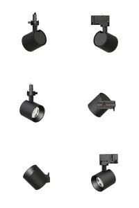 Indoor CE RoHS Commercial Spotlight 6W 15W 24W Rail Lighting System Adjustable LED Track Light