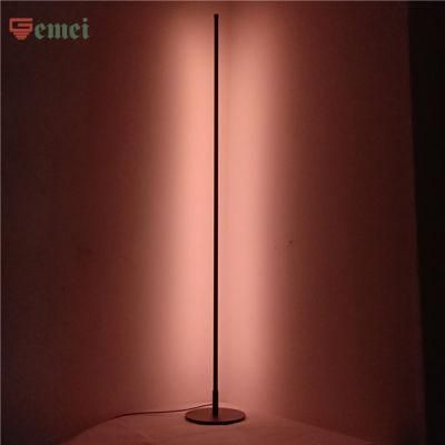 Modern Floor Lamp with Round Base for Hotel Bedroom Bedside