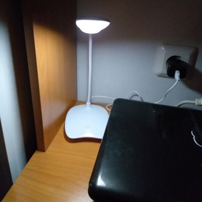 LED Desk Lamp Foldable Dimmable Touch Table Lamp DC5V USB Powered Table Light 6000K Night Light Touch Dimming Portable Lamp