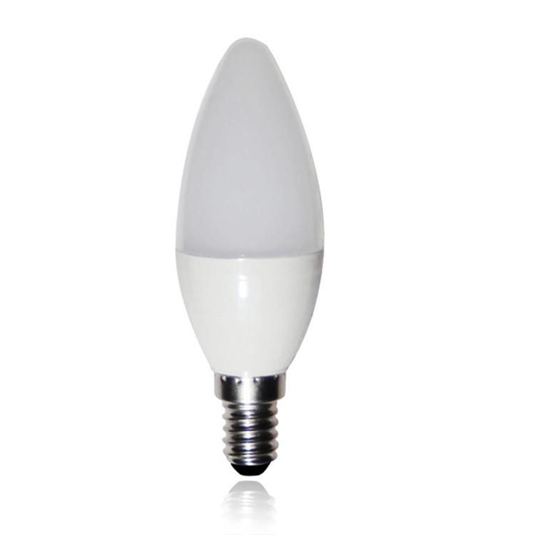 LED Bulb CE Approved New Design Tail-Drawing Candle Shape LED Bulb 7W E27 E14 Indoor Use