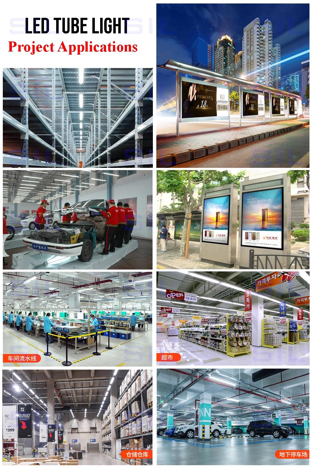 New Design Aluminum 2FT 4FT 5FT 6FT 8FT IP65 T8 LED Tube Lights 100lm/W TUV CE RoHS Approved 6watt LED Tube Light Strip