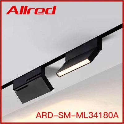 Good Quality Industrial Style Dimmable Aluminum 12W Square LED Track Light
