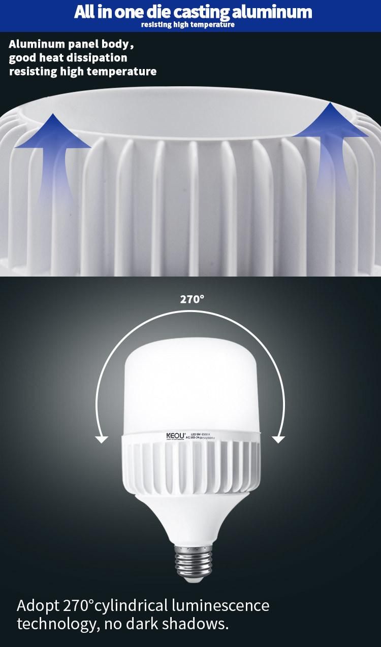 Keou New Aluminum PC 38W SMD LED Bulb T Shape with SMD2835