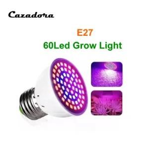 E27 60LED Full Spectrum LED Plant Grow Light Bulb Indoor LED Grow Bulbs