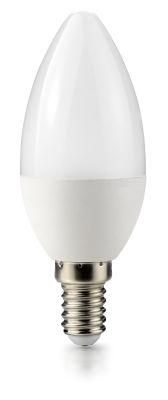 C37 6W Slim Body CE Rosh New ERP Complied Low Factory Price LED Candle Bulb with Cool Warm Day Light E27 E14 B22 B15