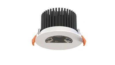 Design Model Fixed Angle Round Recessed Spotlight Frame LED Downlight