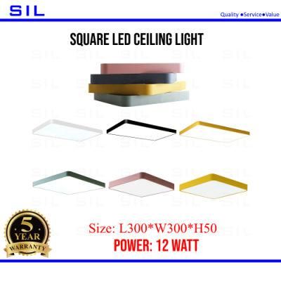 Cheap Price Home Lighting 12W New Design Bedroom Ceiling Mounted Square LED Ceiling Light