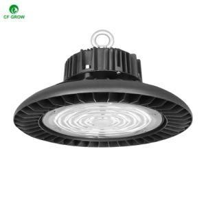 Dlc Warehouse Lighting Explosion Waterproof 100W 150W 200W 240W IP65 UFO LED High Bay Light Big Commercial Space High Bay Light