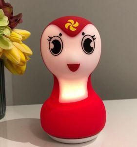 Room Children Bed Battery Operated Powered Lamps Baby Kids Silicone Color Changing Tap Night Light