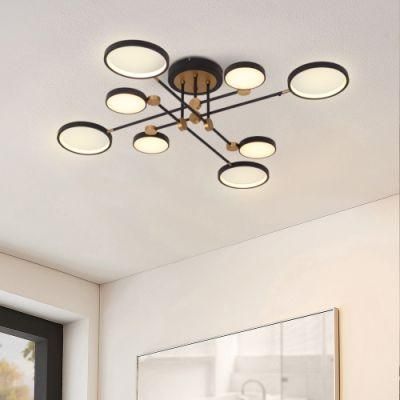 Masivel 8-Head Design LED Light Modern Nordic Indoor Ceiling Light